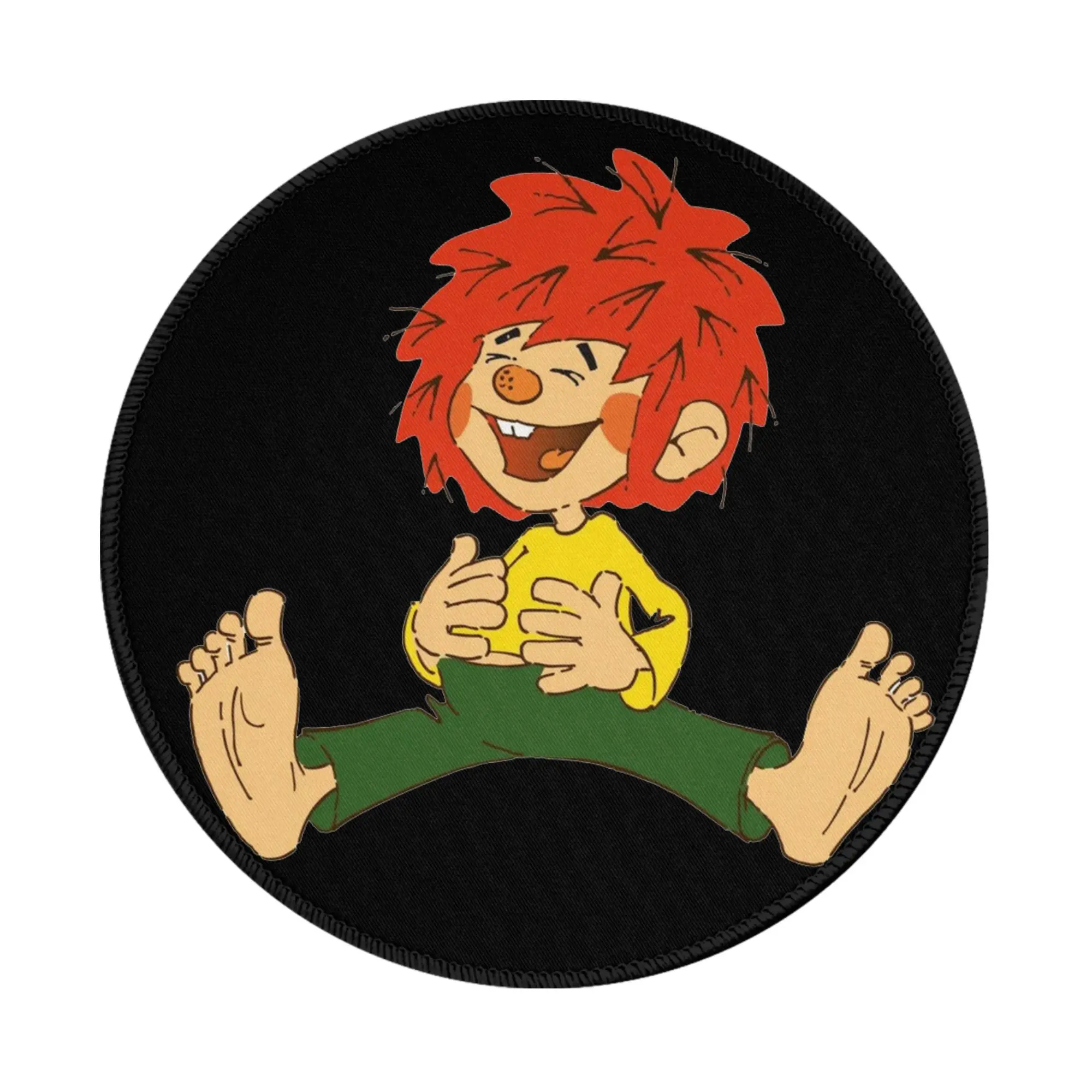 Pumuckl Happy Mouse Pad Computer Keyboard Mouse Mat Gaming PC Laptop Desk Mat Office Accessories Table Mats
