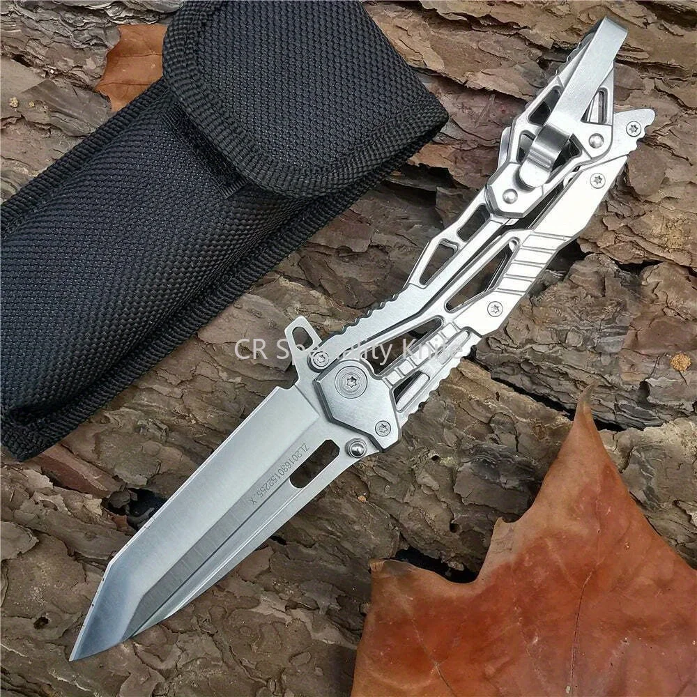 Tactical Pocket Stainless Steel Robot Folding Knife 5CR13MOV Sharp Blade Rescue Survival Knives Outdoor Camping Hunting EDC Tool