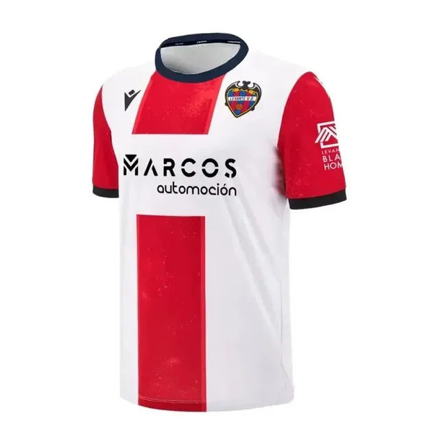 

25-26 New Hot Shirt La Liga 2 Team Levante Team Shirt 3D Printed Round Neck Men's and Women's T-shirt Sports Casual Plus Size