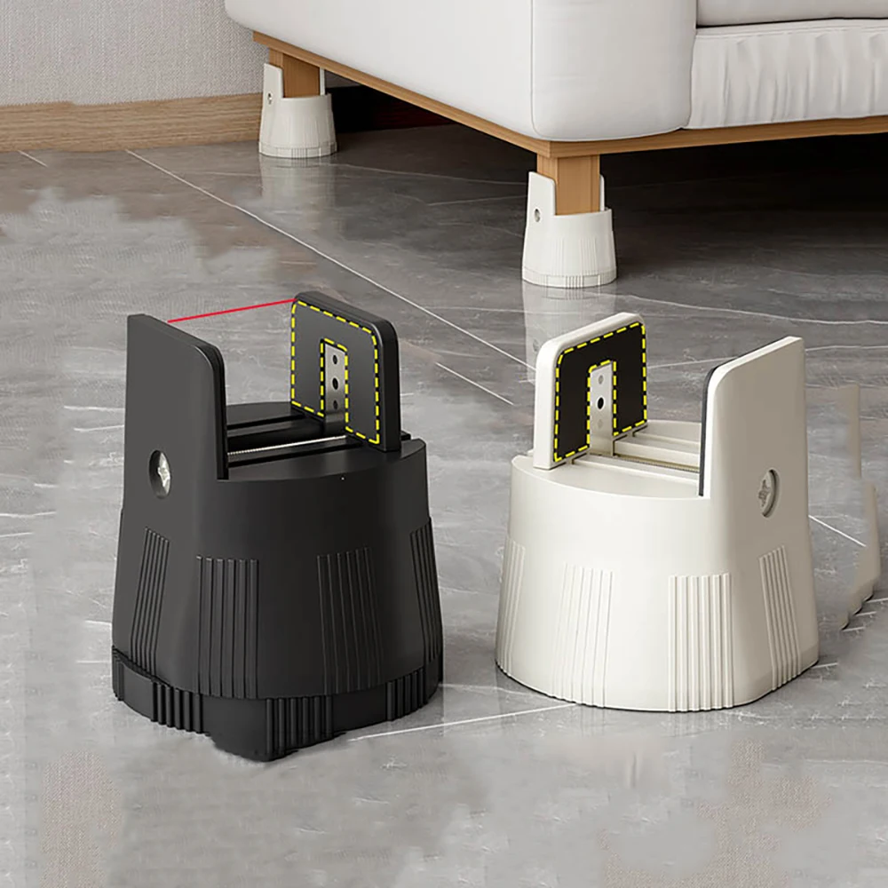 ABS Plastic Height Increasing Foot Pads Furniture Sofas Height Enhancers Table Legs Mobile Mute Adjustment Shock-Absorbing Pads