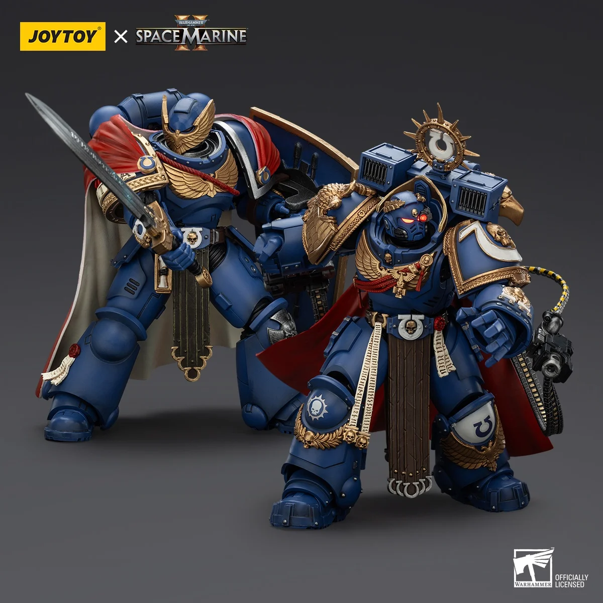 JOYTOY 1/18 Ultramarines Marneus Calgar chapitre maître Victrix honour garde figurines d'action Anime Collection modèle militaire