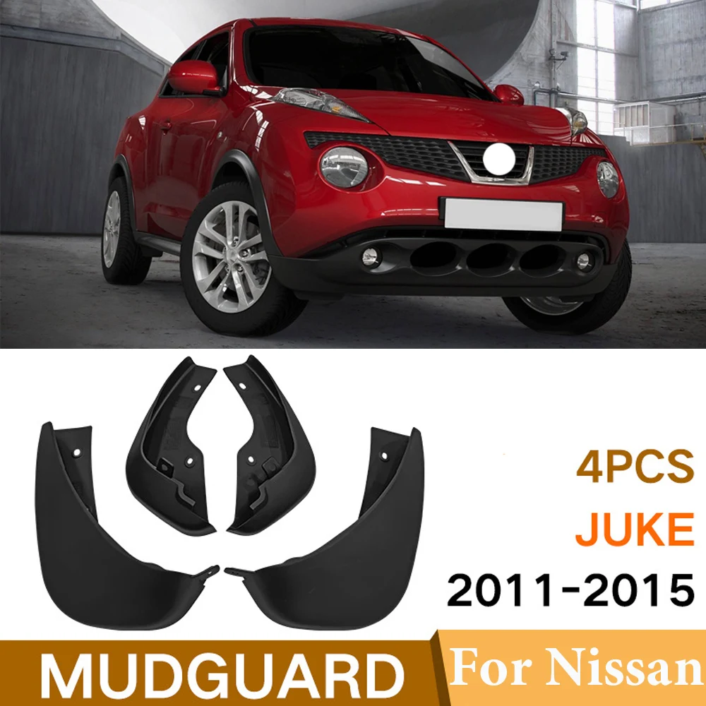 New Mudflaps FOR NISSAN JUKE 2011-2015 Mudguard Fenders Mud Flap Guard Splash Mudguards Fender car accessories Front Rear