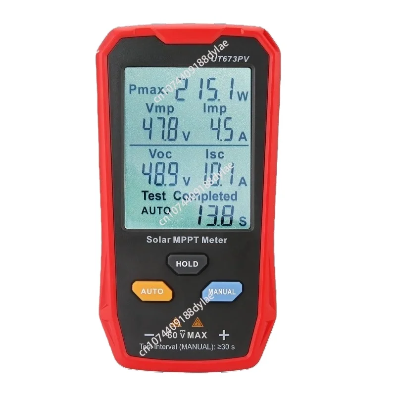 

UT673PV Solor MPPT Meter Photovoltaic Maximum Power Peak Open Circuit Voltage Short Circuit Current