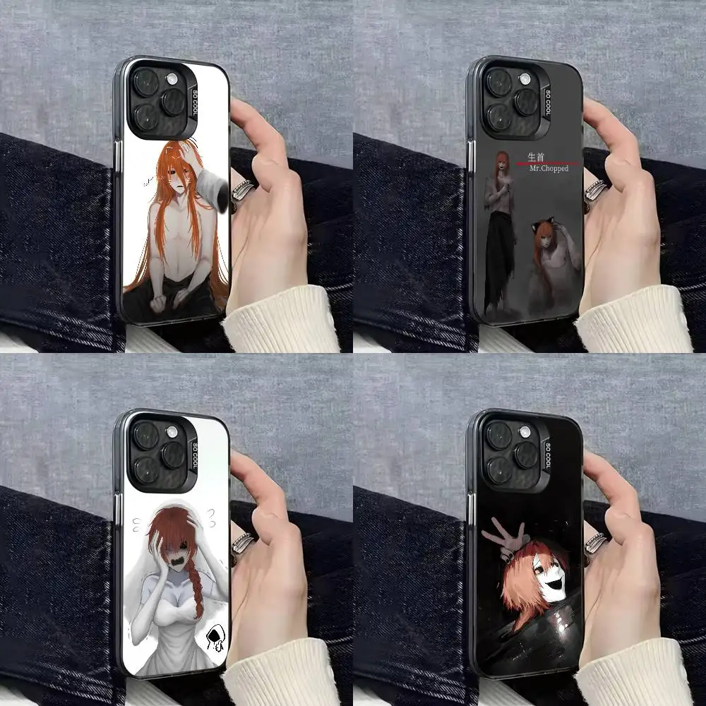 

H-Homicipher Mr Chopped Phone Case For iPhone 17,16,15,14,13,12,11,Pro,Max,Plus,E,Air,Mini Black IMD Cover