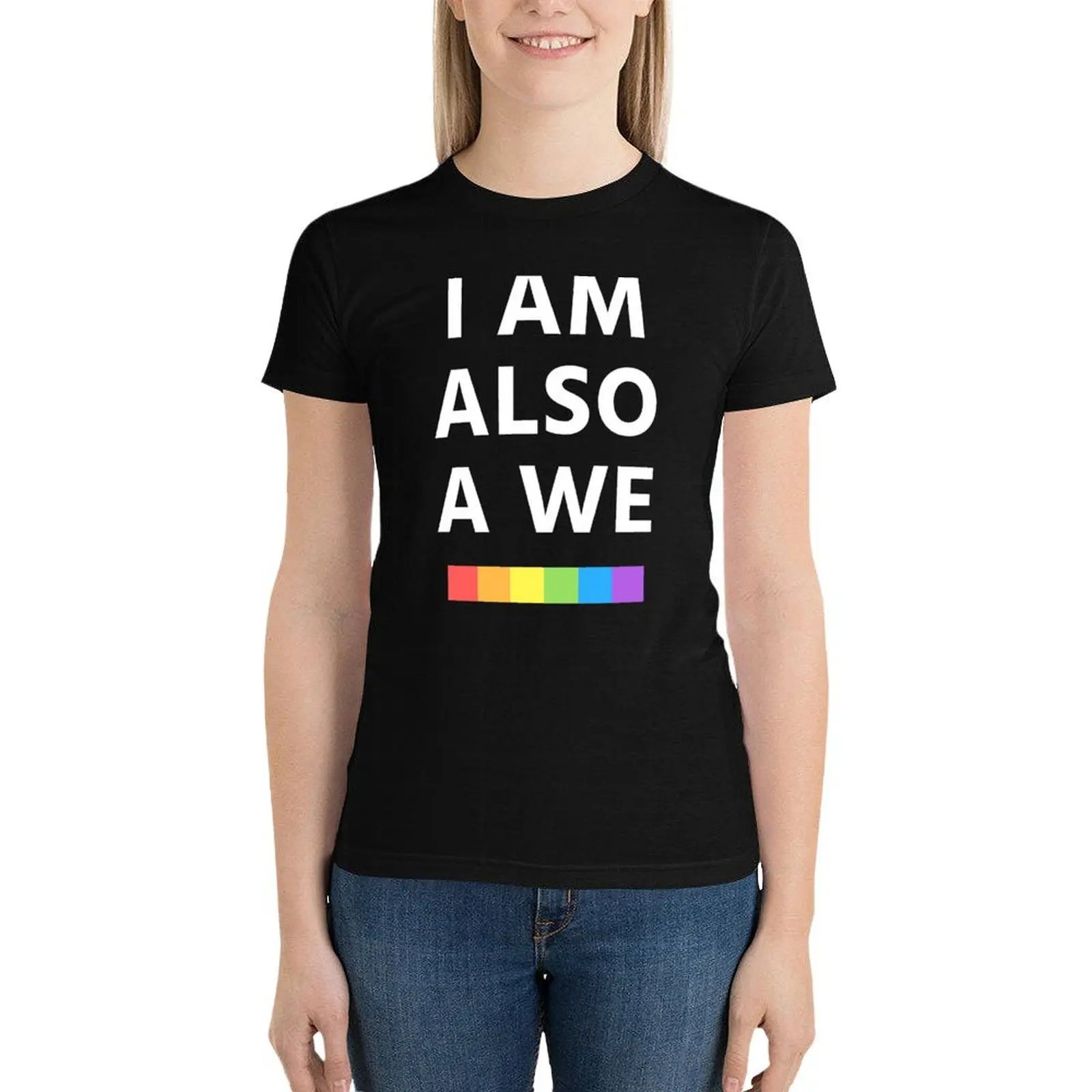 

I am also a we (Sense8) T-Shirt tops aesthetic clothes vintage clothes shirts graphic tees Woman fashion