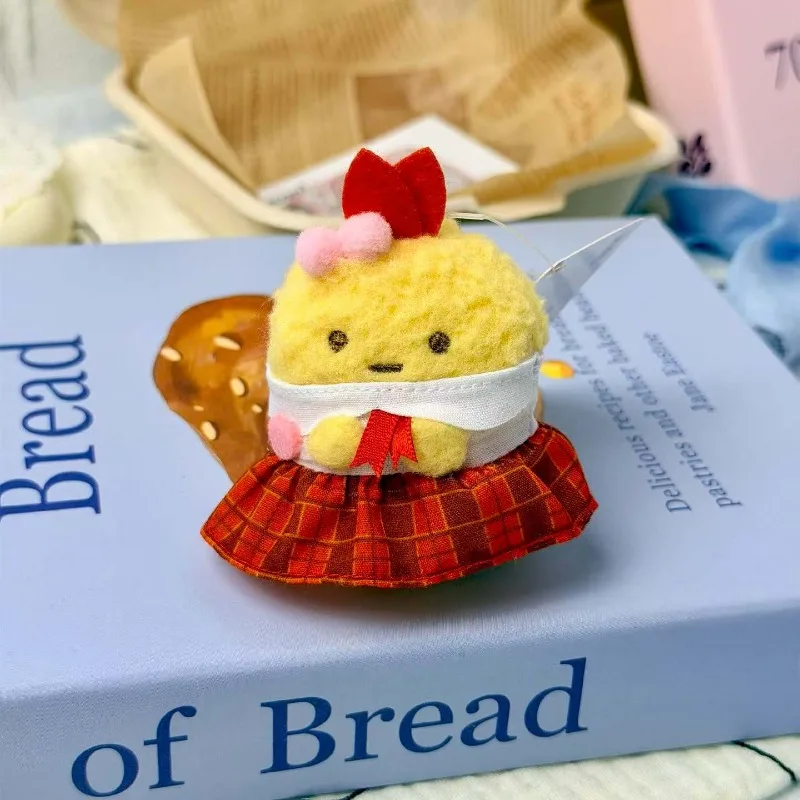 NOWE 6CM Pluszowe Breloczki z Serii Anime Sumikkogurashi dla Przedszkolaków, Strój Mundurek, Pluszowa Zabawka Sumikko Gurashi, Mała Zawieszka