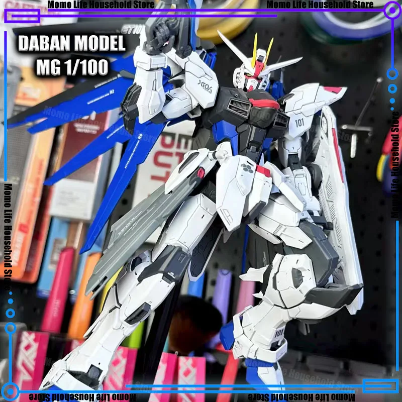

In Stock DABAN 6650 MG 1/100 Zgmf-X10a Freedom 2.0 Assembly Model Kits Plastic skeleton Action Figure Robot Plastic Model Toys