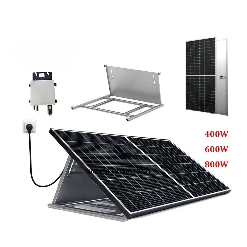 Home Balcony Solar System Monocrystalline Silicon Micro Inverter 12-Year Warranty Small Grid-Connected Power Plant