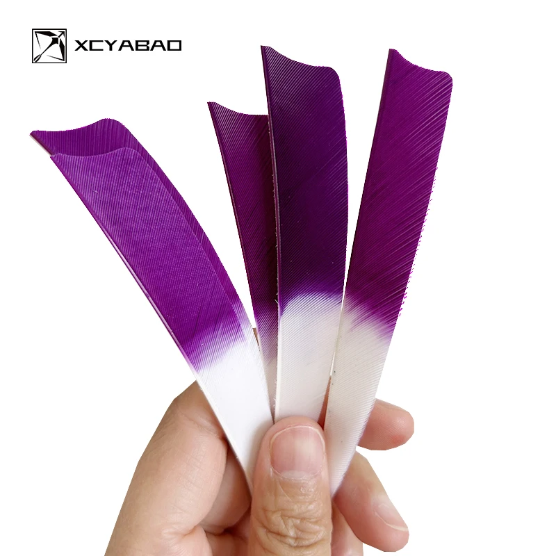 

50 шт. 4/5 дюймов перья индейки для валов лука со стрелами RW стрельба из лука аксессуары для оперения стрел обрезка щита