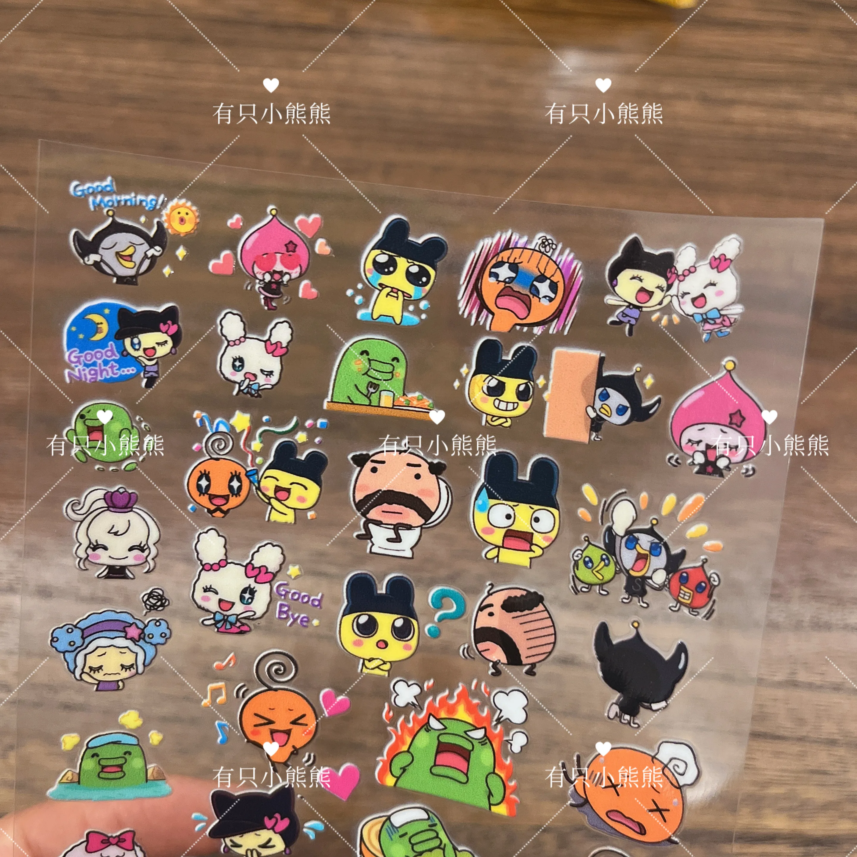 

Tamagotchi Cartoon Electronic Pet Waterproof Transfer Stickers Diy Decoration Car Stickers For Laptop Water Bottle Phone Case