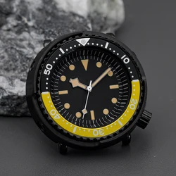 Tuna Canned Men's Watch 200m Water Dive Watch NH35 Automatic C3 Luminous Sapphire Crystal Stainless Steel Ceramic Watch Bezel