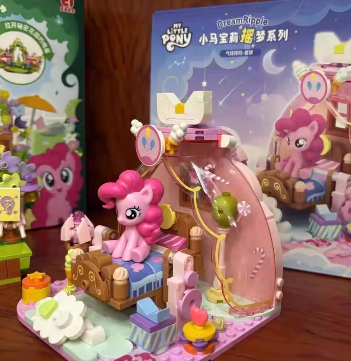 Mainan Blok Bangunan Seri Impian My Little Pony 2025 Terbaru, Blok Bangunan Partikel Kecil Edukatif untuk Anak-Anak