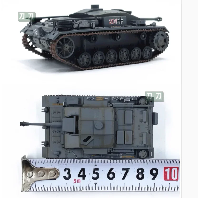 1:72 Scale German No. 3 F Militarized Combat Crawler Tank Simulation Model 36146 Collectible Gift