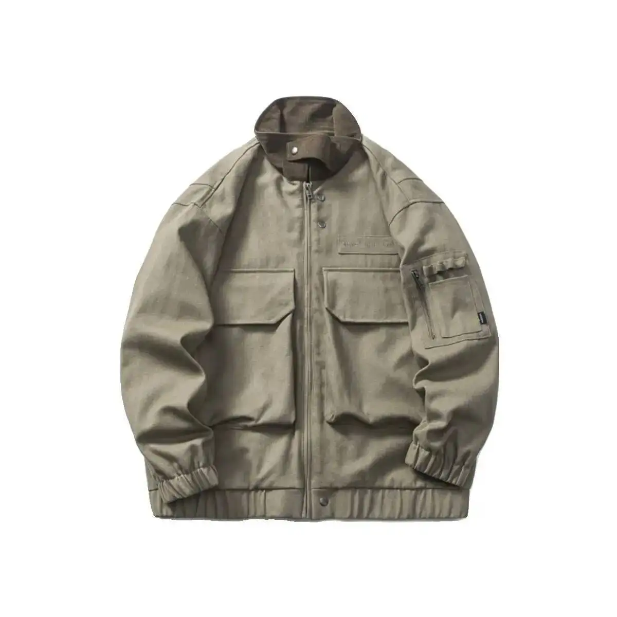 Man Jacket Spring Autumn Loose Cargo Jacket Japanese Vintage Multi-Pocket, Unisex Streetwear, Stylish Versatile Casual Coat