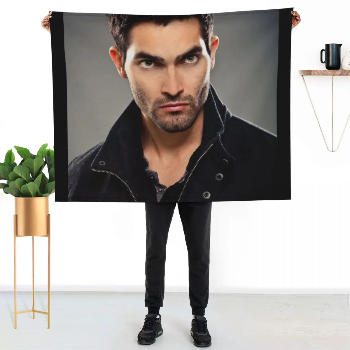 logo tyler for film serem hoechlin drama aksi Throw Blanket Cozy Light Blanket for Travel Camping Picnic