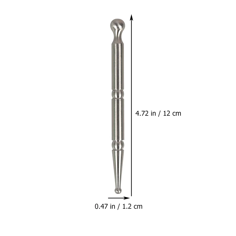 

Stainless Steel Acupoint Stick Smooth Surface Face Body Massage Tool Practical Durable Acupuncture Pen Acupuncture Pen