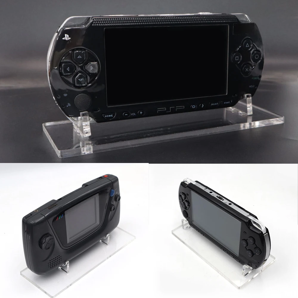 Acrylic Transparent Clear Stand Window Counter Display Showcase For PSP1000 PSP2000 PSV1000 SEGA GG Game Console