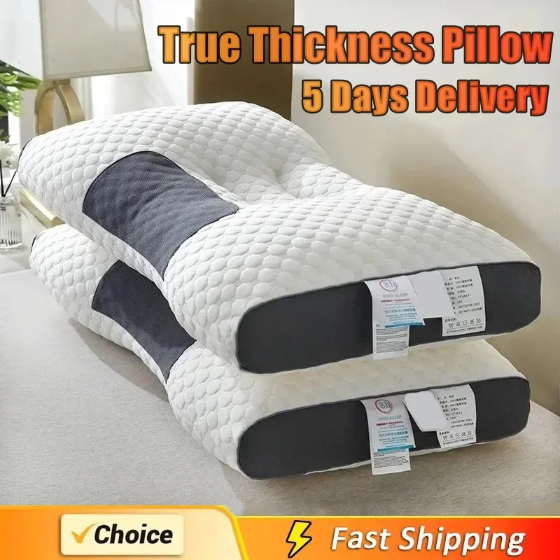 

Spa Massage Pillow Washable Non-Collapse Cervical Support Pillow Core Home Pin Gift Pillow