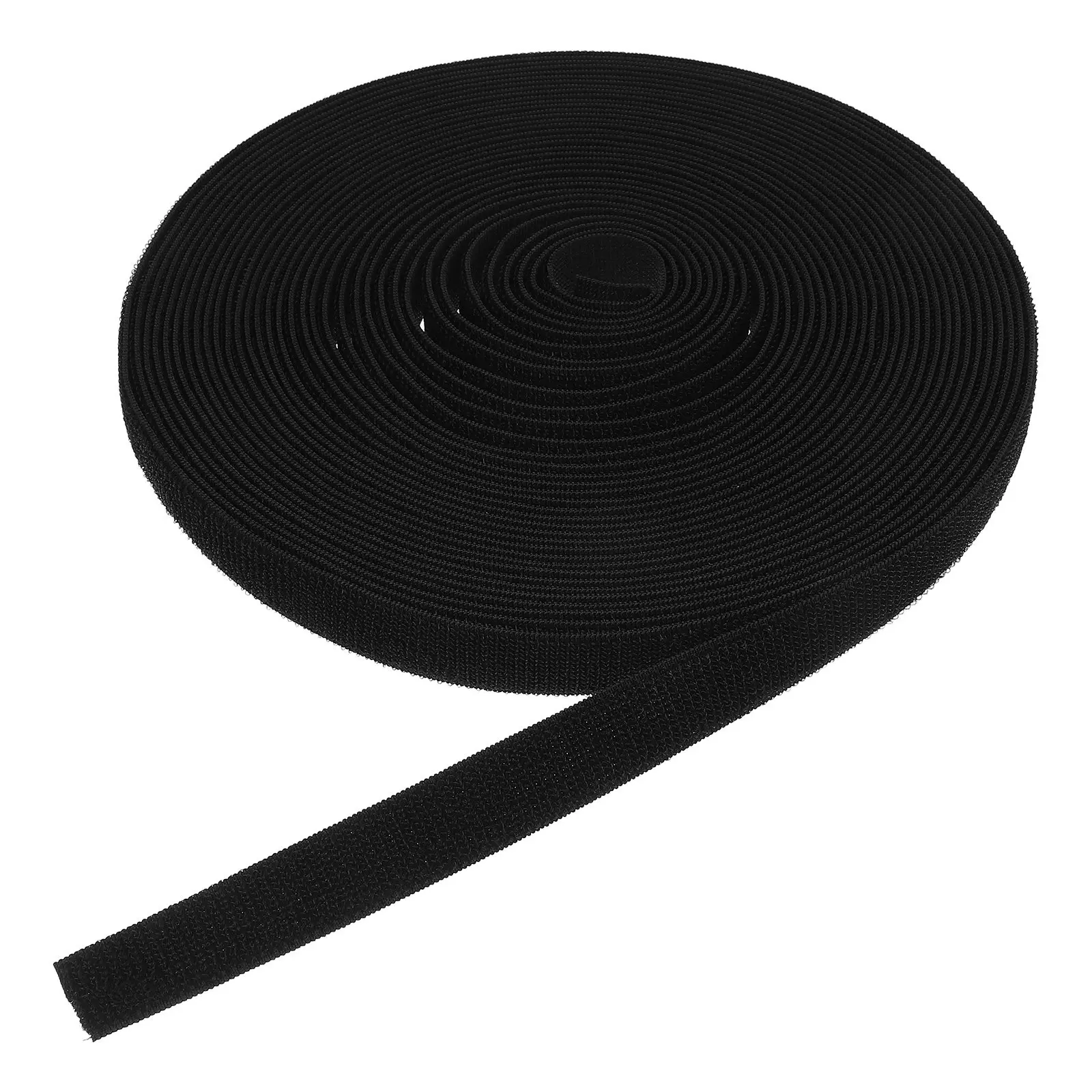 

Эластичная нейлоновая лента на липучке, черная, для шитья, рукоделия, организации дома, ремонта. Черная эластичная лента для шитья.