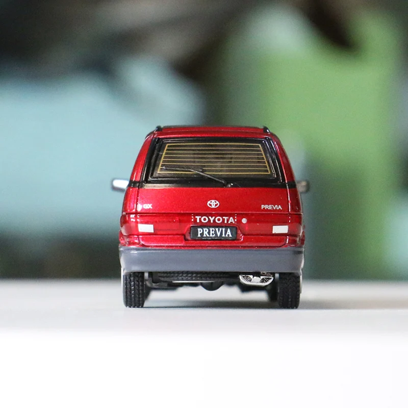 Alloy Simulação Model Car, GCD 1:64 Toyota Previa 1 Generation (XR10) Series