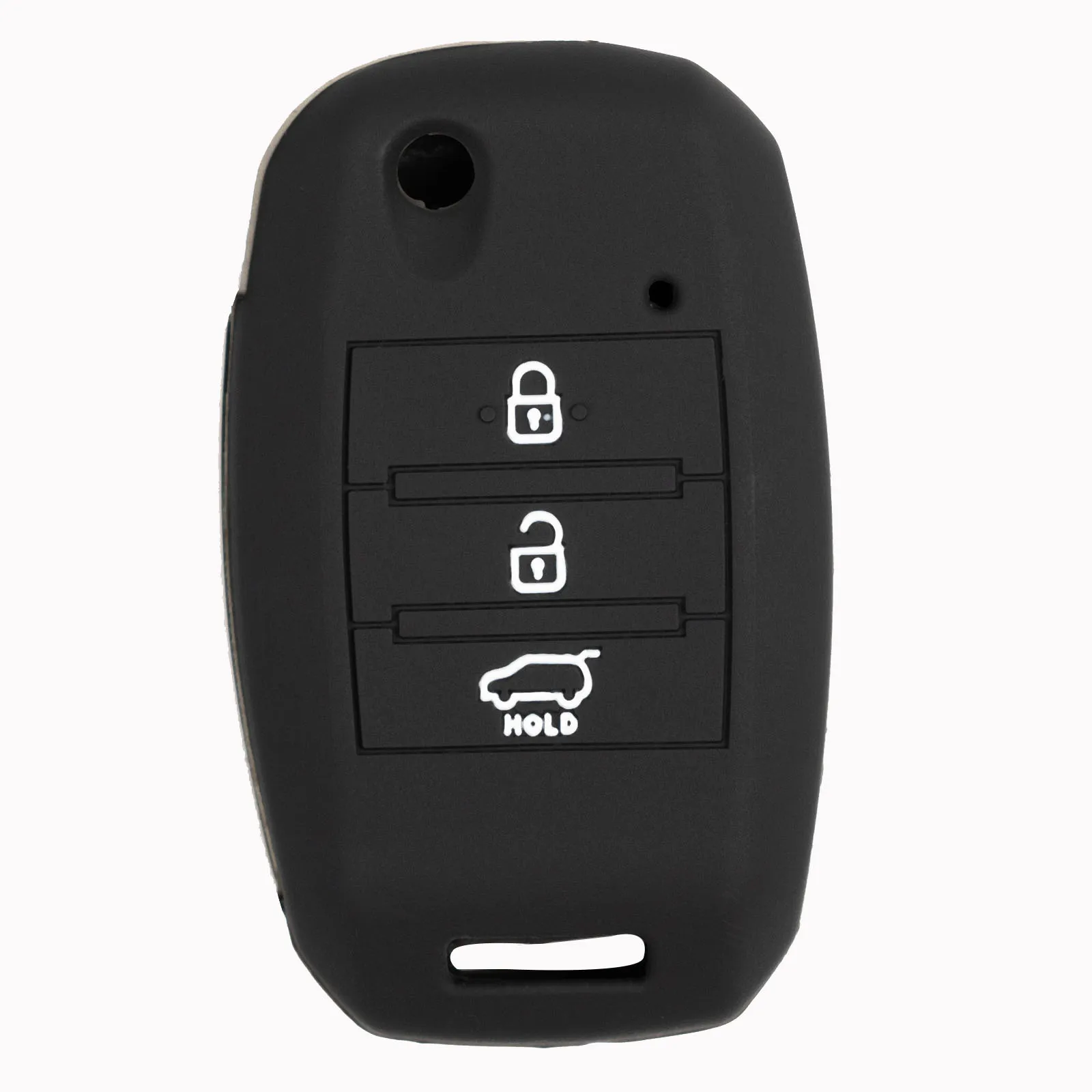 Remote Key Fob Shell Case Cover For Kia Rio Optima Sportage Sorento Soul Ceed Silicone Case Cover 3 Button 2014 2015 2016 2017