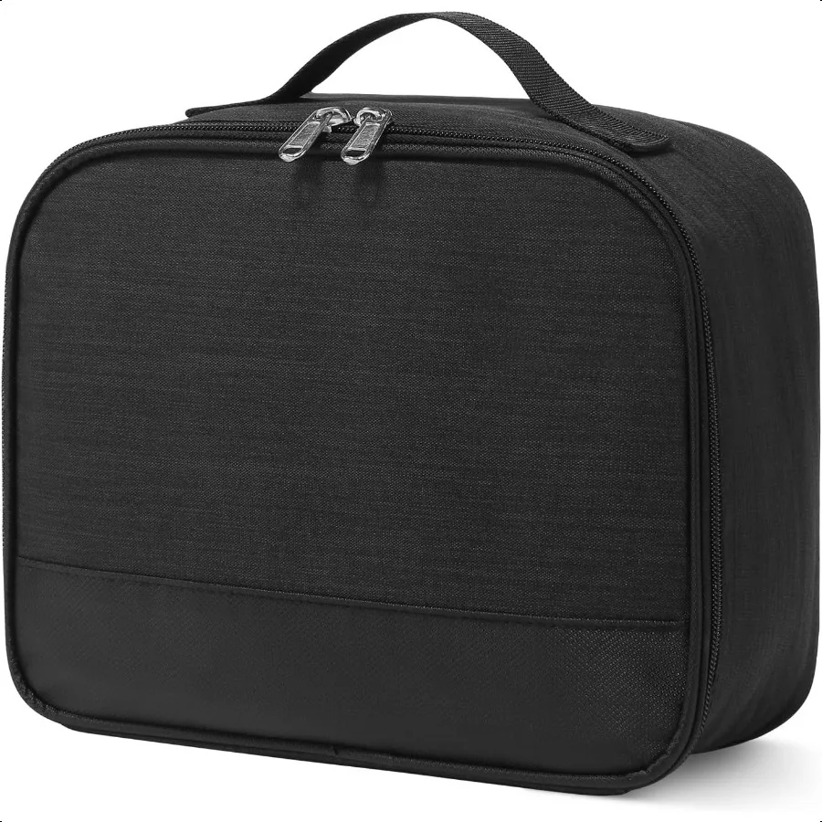 

Lunch Box for Men Reusable Lunch Bag Men Adult Women Insulated LunchBox for Office Hiking Camping Black