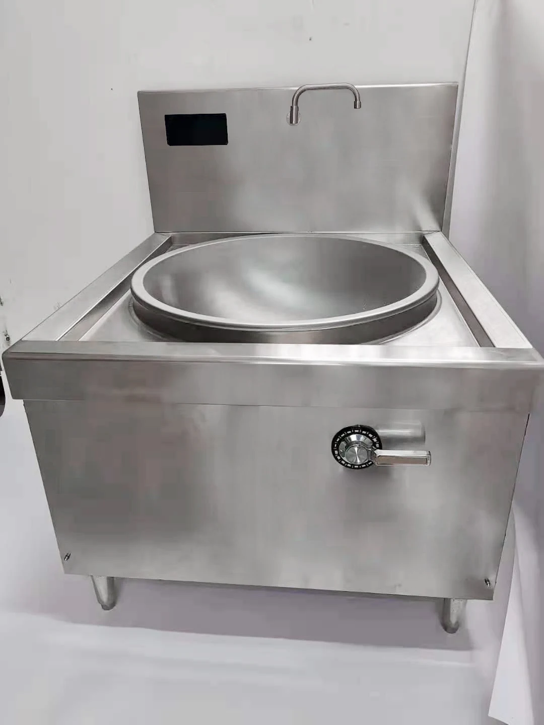 التجارية الفولاذ المقاوم للصدأ التعريفي ووك المدى الموقد سعة كبيرة المطبخ المركزي التعريفي ووك موقد للمطبخ الصيني #2