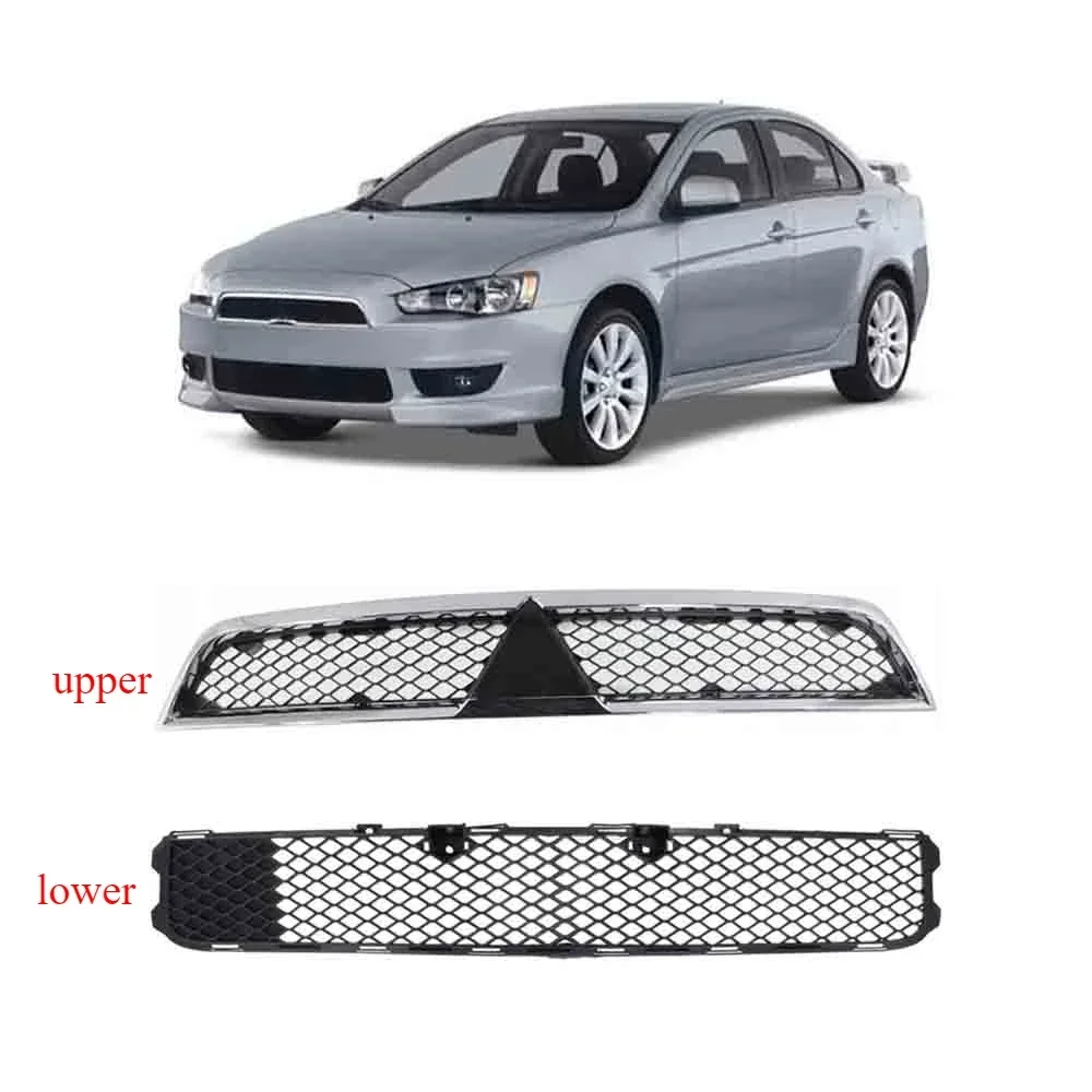 

1 or 2 Pcs Up or Down Grille for Lancer Ex Cy 7450A093 2007-2015 Bumper Net for Cy Bumper Lip Corner Cover Not for Lancer Gt Evo