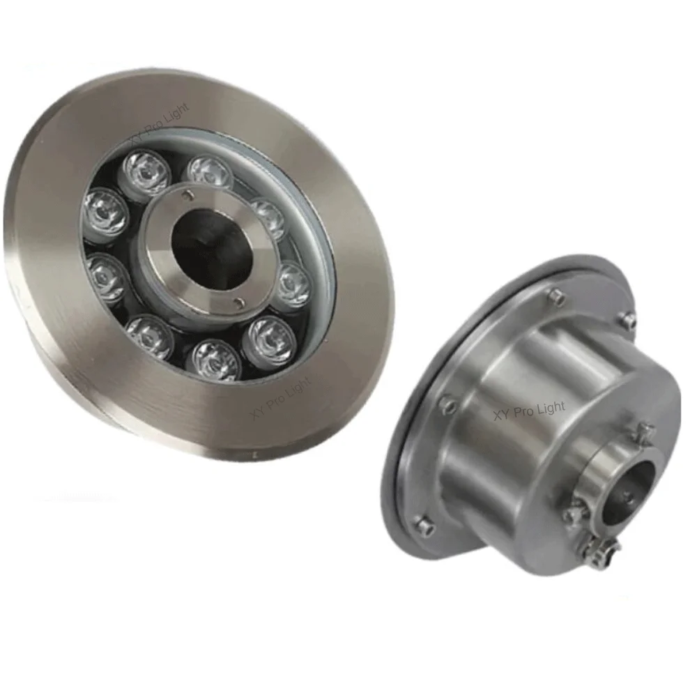 

12 Вт RGB светодиодный фонтанный светильник 6 Вт IP68 Водонепроницаемый 12 В напольный водонепроницаемый светильник в форме горячей пружины 9 Вт подводный светильник разливающиеся лампы