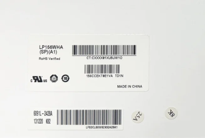 LP156WHA-SPA1 LP156WHA-SPA2 15.6'' IPS Laptop LCD Screen Display Panel Matrix 1366*768 EDP 30 Pins