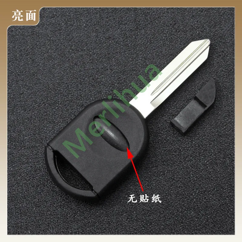 FOR Ford Edge Car Premium Empty Spare Replacement Key Housing With Chip Slot Uncut Key Blank Secondary Spare Key Shell