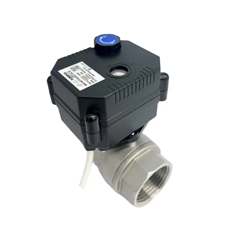 Mini Motorized Ball Valve 12V 24V Electric Water Valve Brass Ball Valve Manufacturer