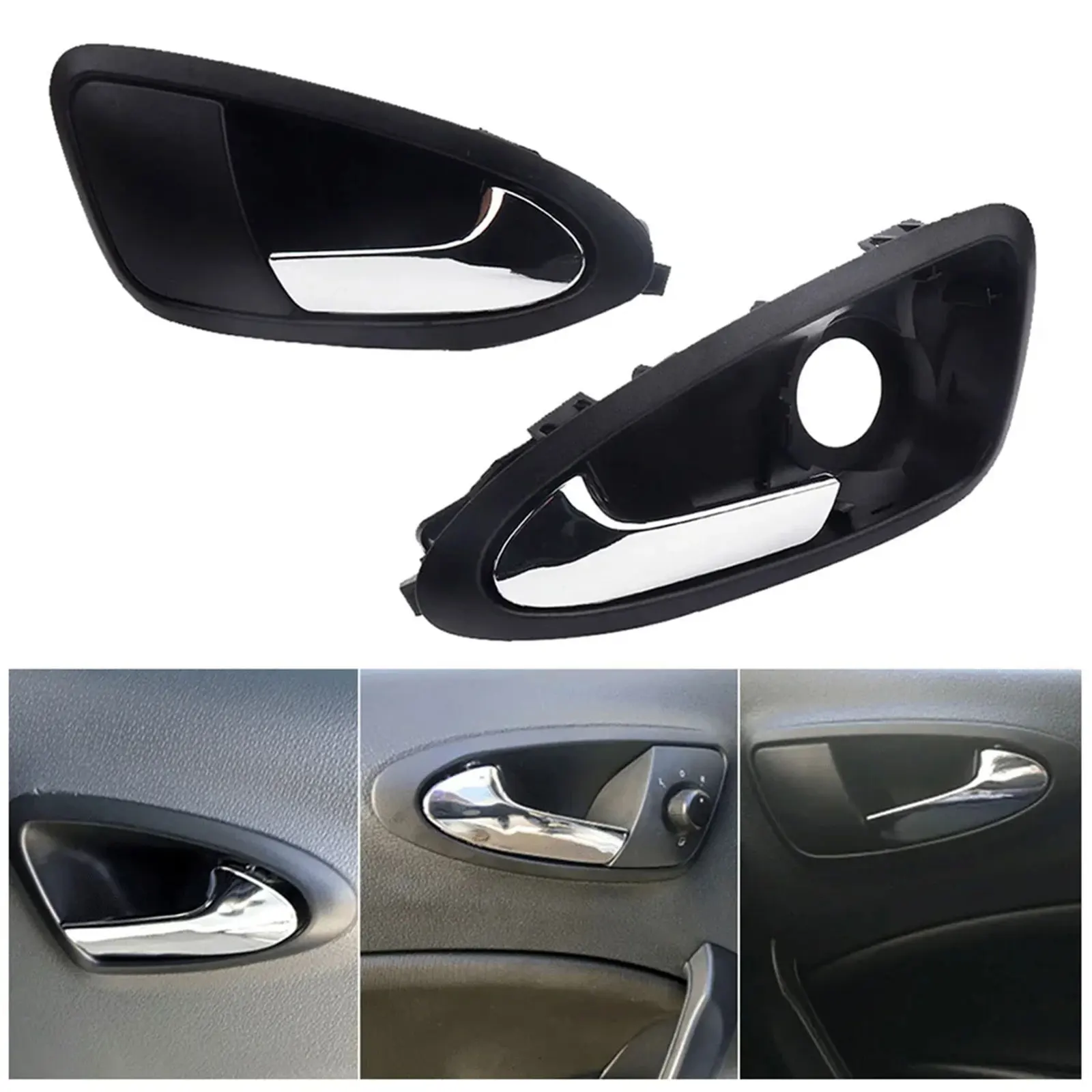 

For Seat Ibiza 6J 2010 2011-2022 Car Accessories 6J1837113A 6J1837114A Front Left Right Auto Interior Side Inner Door Handle