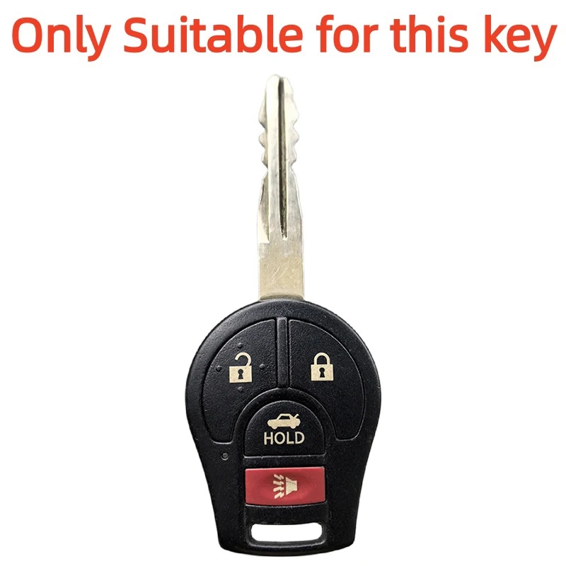 Remote 4 Buttons Car Key Silicone Case Cover Shell For Nissan Maxima Versa Altima Sentra Tiida Armada X-Trail
