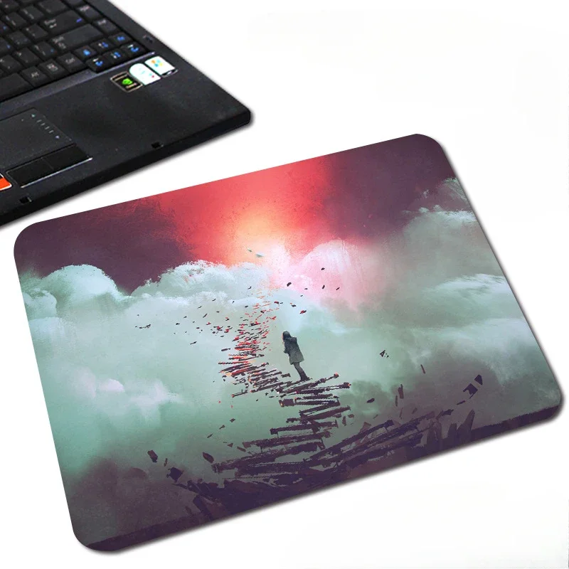 

Canyon City Pattern Mouse Pad Anime Mat 21x26cm PC Accessories Game Mats Desk Laptop Non-slip Portable Mousepad Decoration Mats