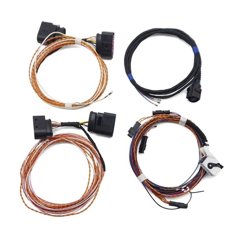 AU28-Wiring Harness Kit& Headlight Control Module For Passat B6 Xenon Auto Leveling Light System