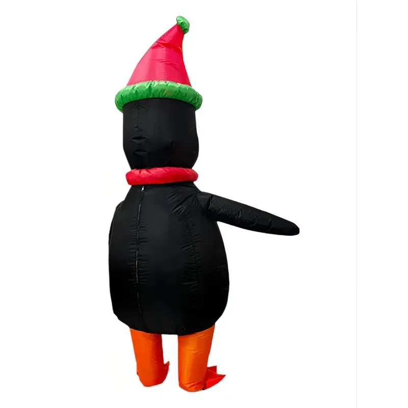 CyAdult البطريق نفخ زي كامل الجسم مجموعة هالوين عبر خلع الملابس حزب تأثيري فستان هالوين عيد الميلاد الدعائم الهدايا