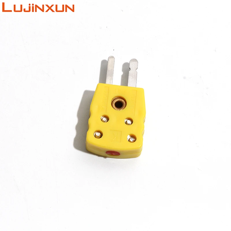 LUJINXUN термопара мини-штекер «папа» и «мама» SMPW-K-M/F разъем K типа ABS огнестойкий материал 2 шт./лот