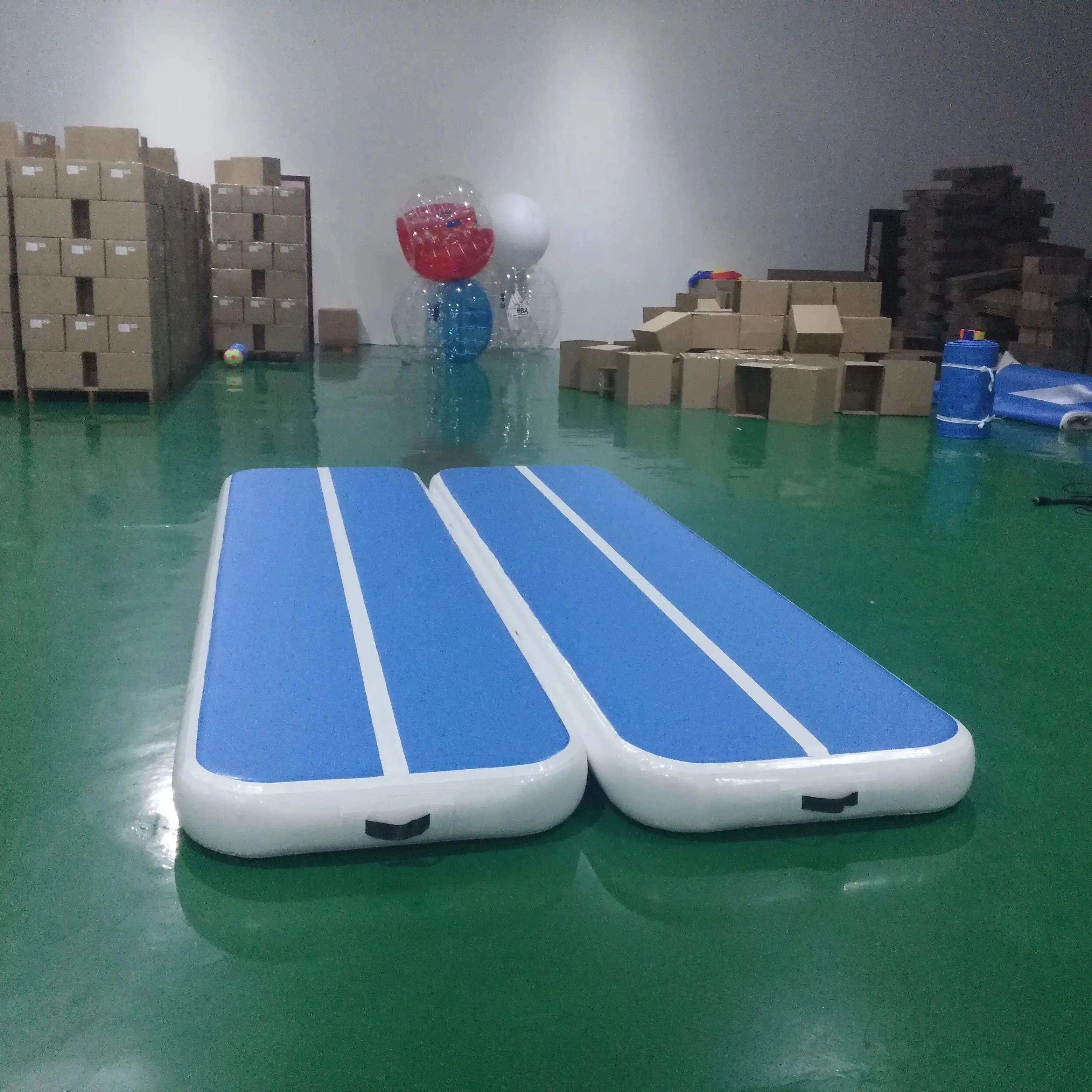 Estera para cultivo de aire, pista de caída, pista de aire inflable, 3x1x0,2 m, estera de aire inflable para gimnasia, esteras inflables con bomba