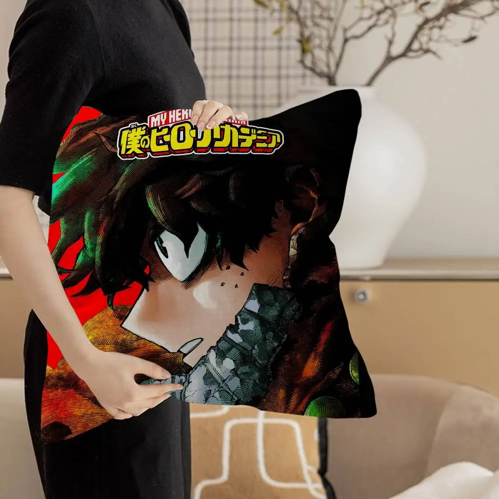 بلدي بطل الأكاديمية Deku شخصية وسادة غطاء غبار غرفة نوم الاطفال حزب الديكور المخدة عيد ميلاد الأطفال هدية