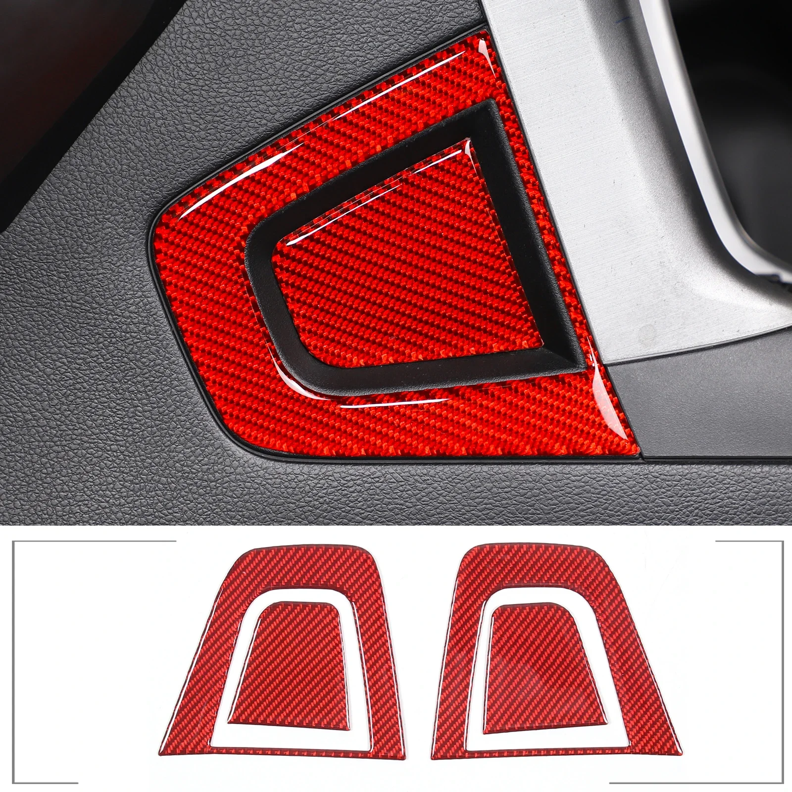 For Subaru Forester 2013-2018 Soft Carbon Fiber Center Console Side Groove Panel Sticker Auto Accessories