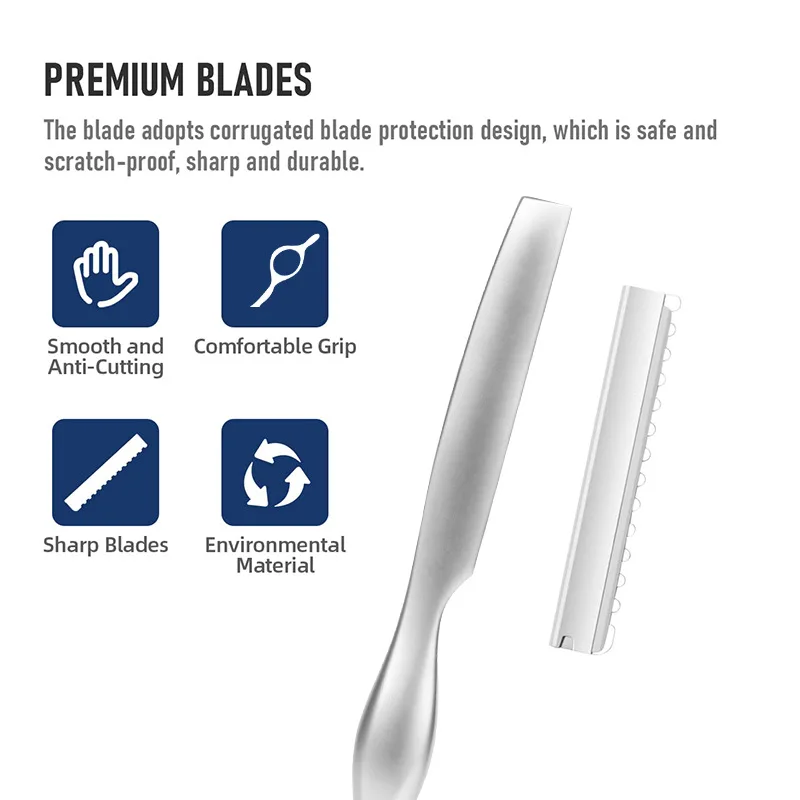 Professionele Sharp Kapper Scheermesje Haar Scheermessen Zinklegering Cut Haar Knippen Dunner Mes Salon Gereedschap Dropshipping