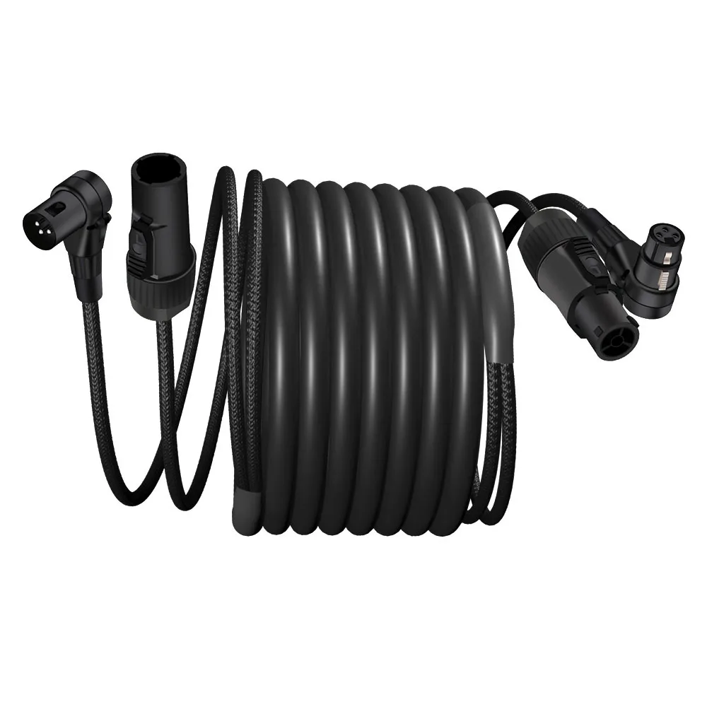 3Pin Powercon XLR Combo Cable,Power con DMX Compatible Combi Extension Cables for Stage Lighting LED Screen