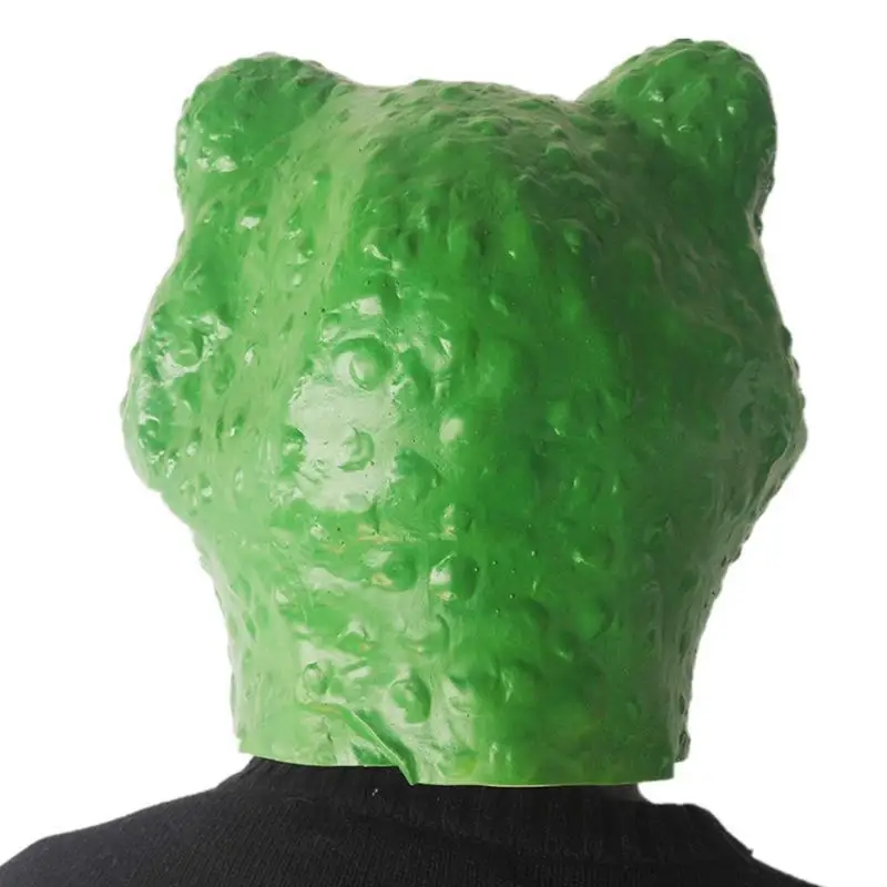 Masque Tête de Grenouille Intégral en Latex – photo 3