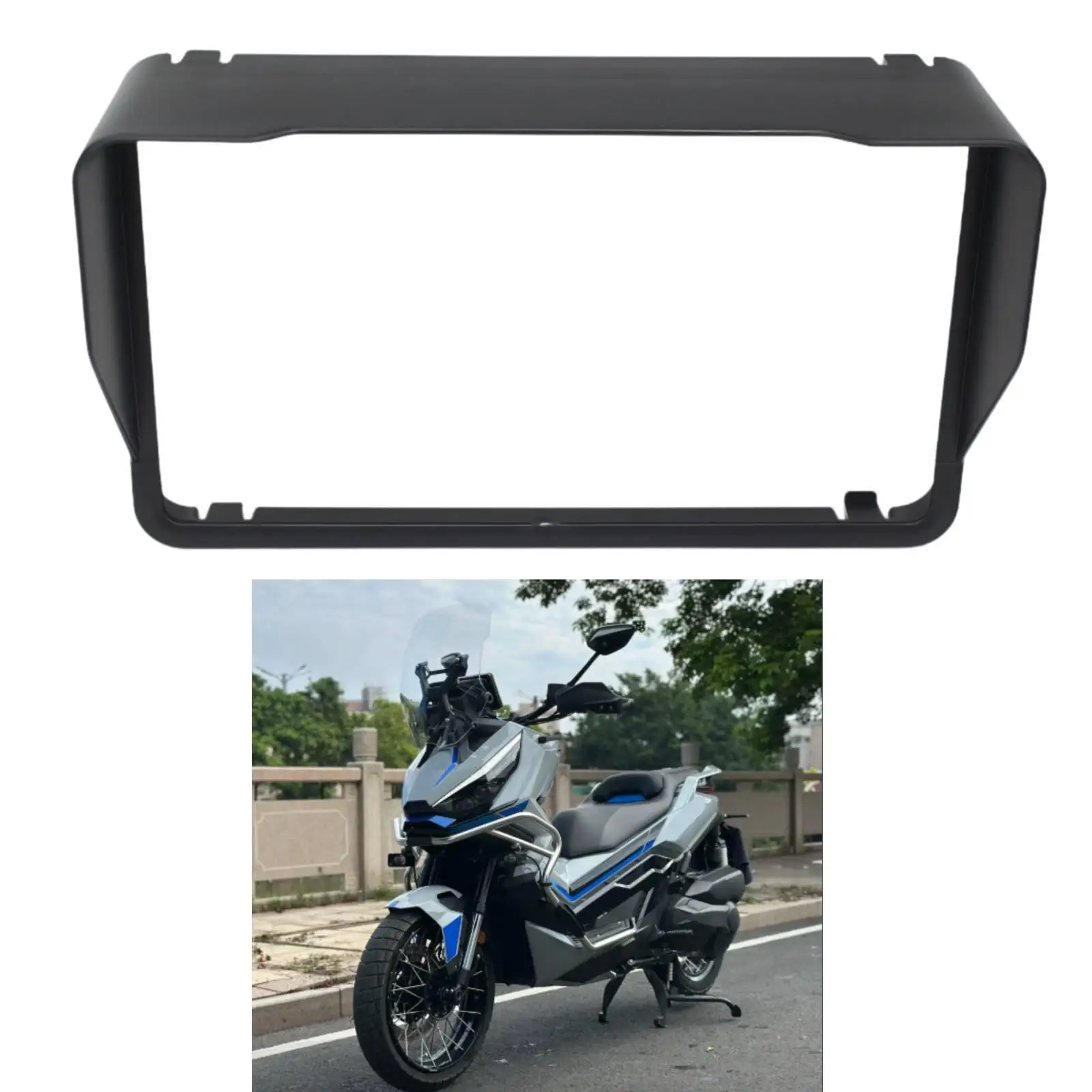 Sun Visor for Motorbike Replacement PP Instrument Screen Cover Anti Glare Guard for Commuters