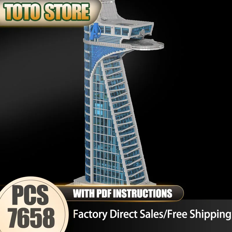

Famoous Movie Model Moc Building Blocks Tower Automated Maze Tilt System Technology Brick Assembly Construction Toy Holiday