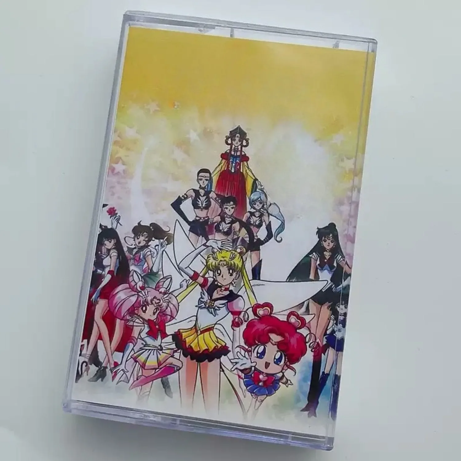 Cassette de musique d'animation classique, format rétro nostalgique, réédition de chansons d'enfance, idéale pour les collectionneurs