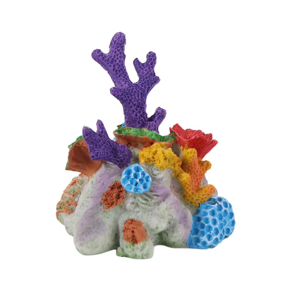 

Creative Decorative Coral Landscaping Resin Colorful Artificial Coral Reef Simulation Coral Reef Ornament Aquarium