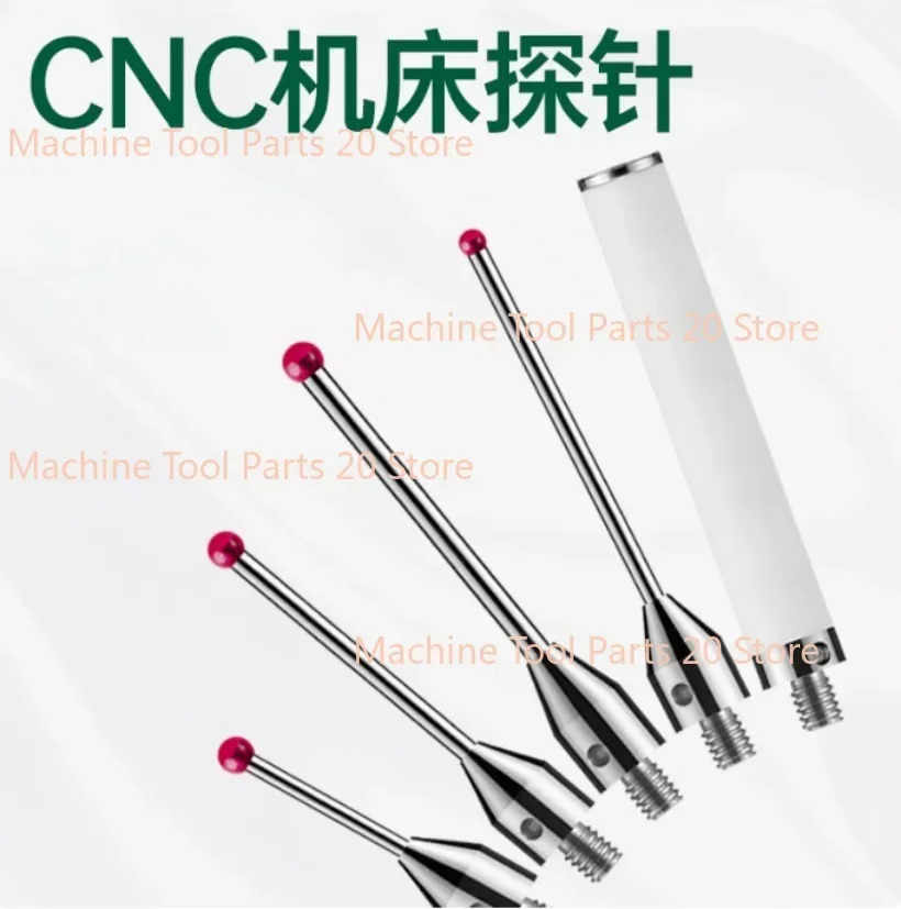 1PC Three-dimensional Probe Three-coordinate Stylus Tungsten Steel Probe Ruby Probe CNC Machine Tool Special Stylus Thread M4