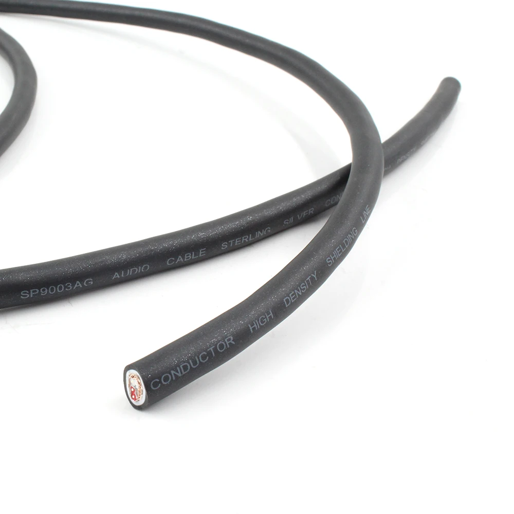 

Audio SP-9003Ag Quad-Core 6N OCC Pure Silver XLR Interconnect - δ-Class Crystal Orient Balanced Cable for AES/EBU Studio Patch​